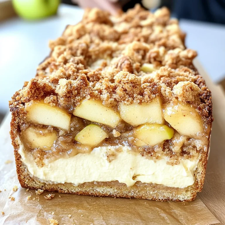 Apple Crisp Cheesecake Bread