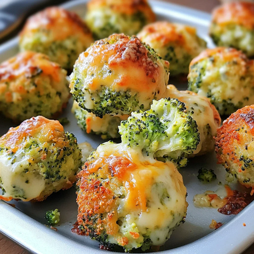 Baked Broccoli Cheese Balls