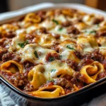Beefy Tortellini Bake