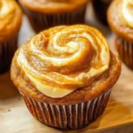 Best Swirled Pumpkin Cream Cheese Muffins