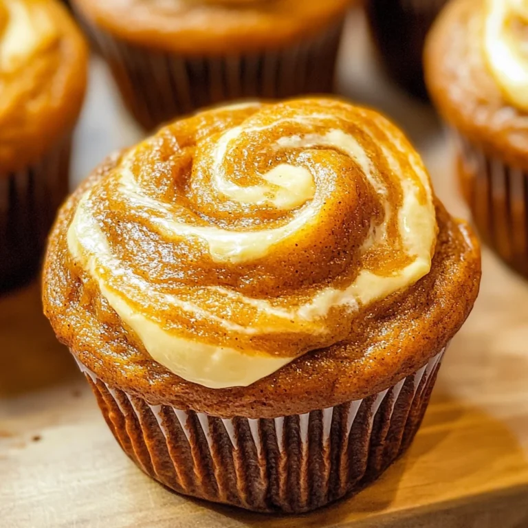 Best Swirled Pumpkin Cream Cheese Muffins