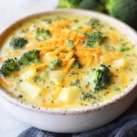 Broccoli Potato Cheese Soup Recipe