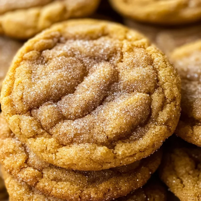 Chewy Pumpkin Snickerdoodle Cookies