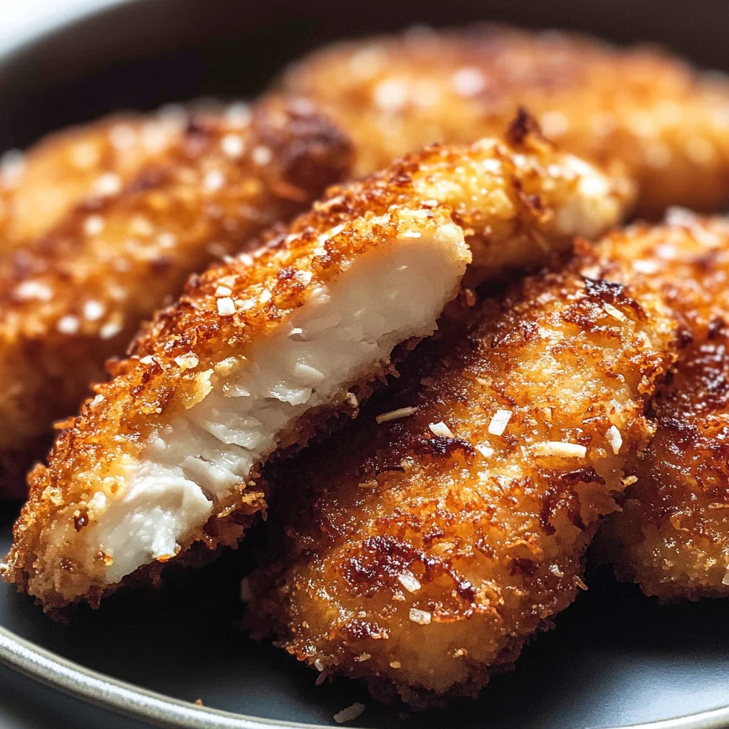 Crispy Coconut Chicken Tenders