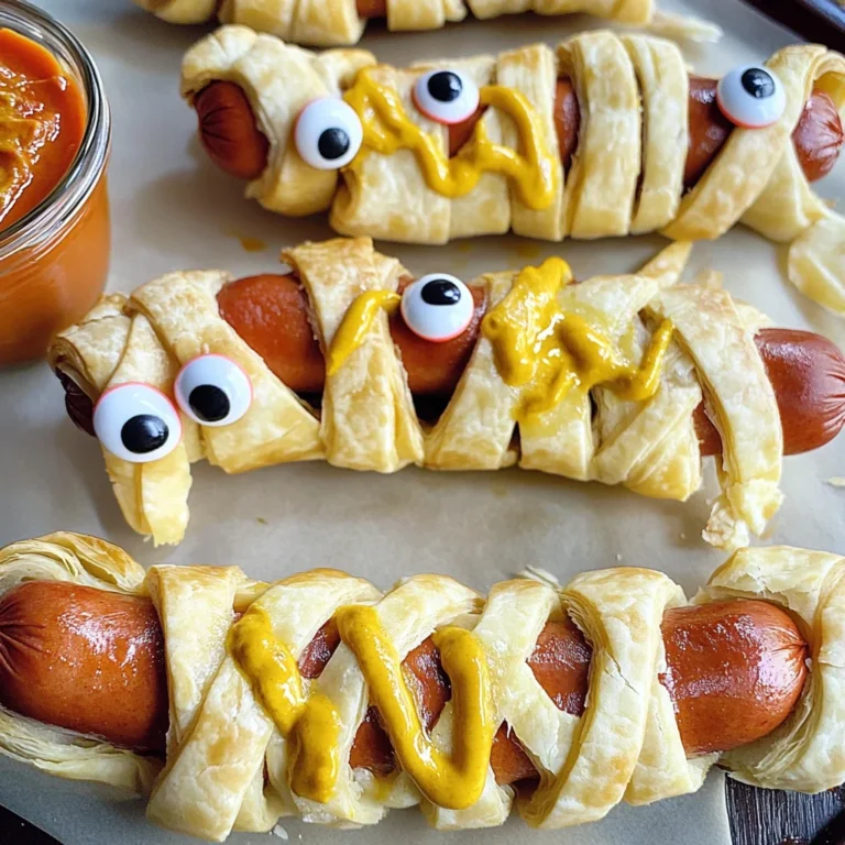 Easy Mummy Hot Dogs Recipe