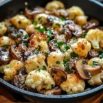 Garlic Cauliflower Mushroom Skillet: Quick & Delicious Dish
