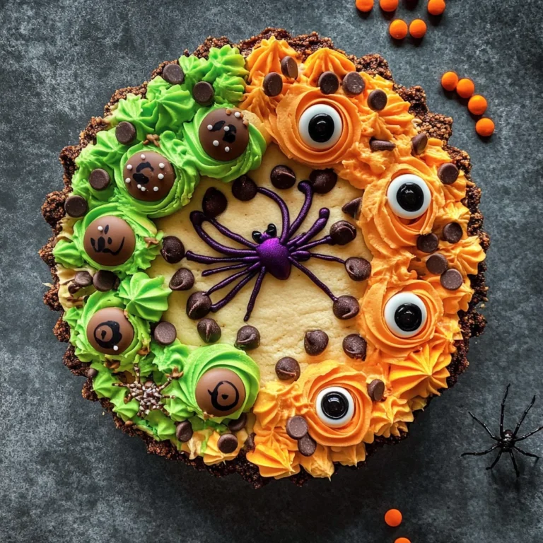 Halloween Cookie Cake