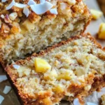 Hawaiian Banana Bread with Pineapple, Coconut & Macadamia Nuts