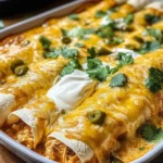 High Protein Creamy Chilli Chicken Enchiladas