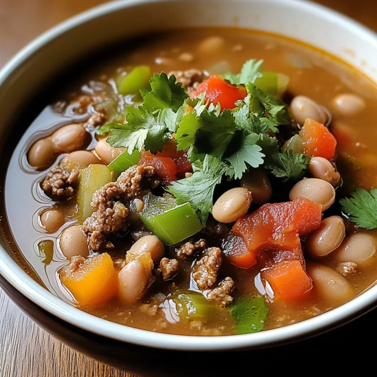Pinto Beans Green Chile And Beef Soup