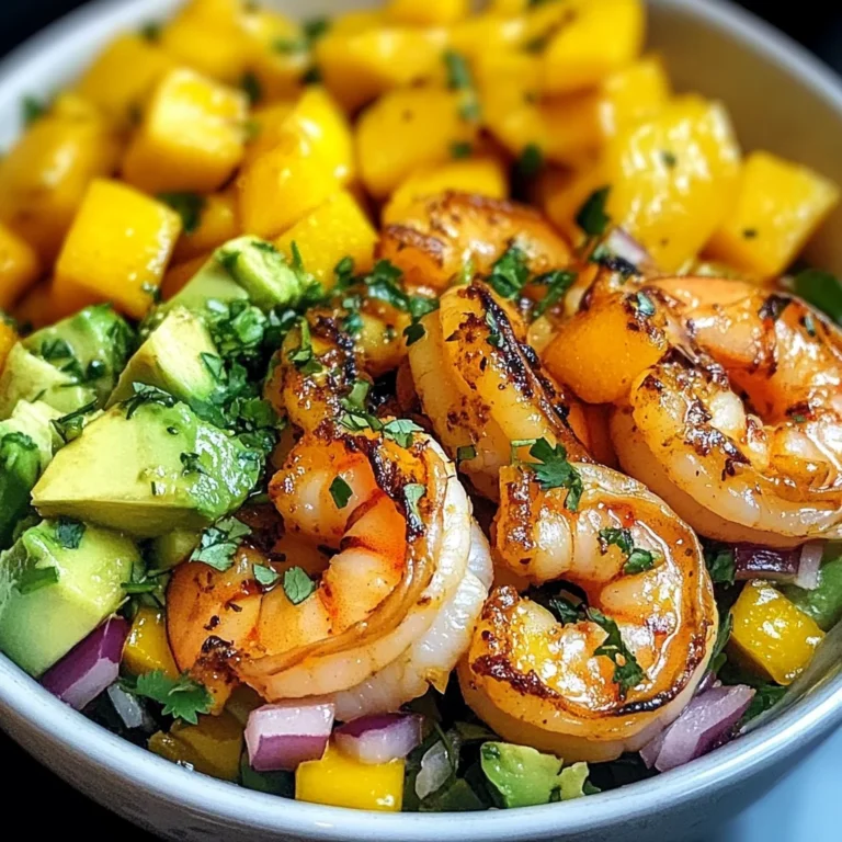 Shrimp Avocado Mango Bowls