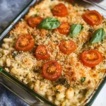 White Bean and Pesto Bake