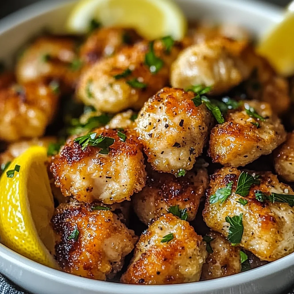 Air Fryer Lemon Chicken Bites
