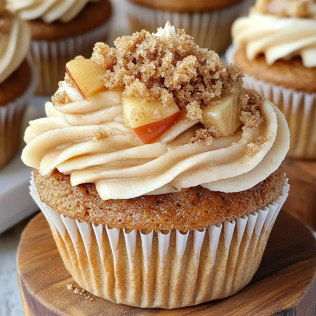 Apple Crumble Cupcakes