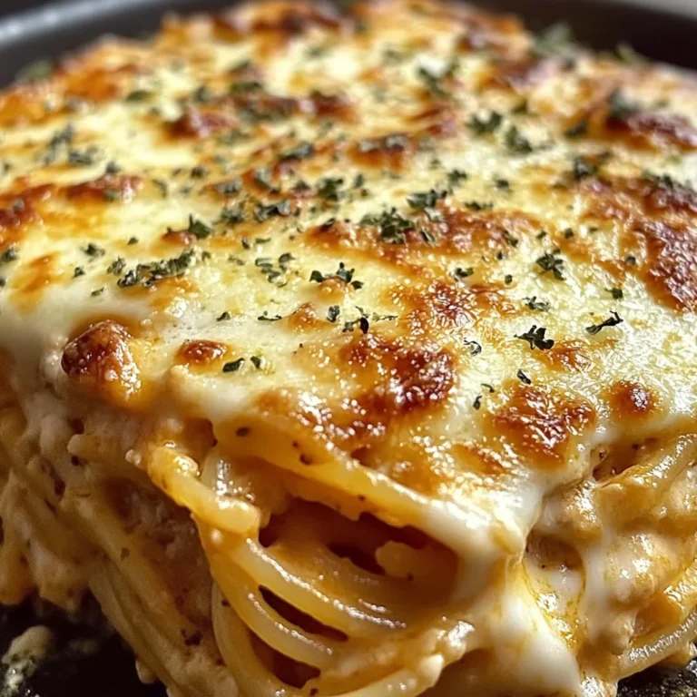 Baked Cream Cheese Spaghetti Casserole