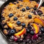Blueberry Peach Crumble