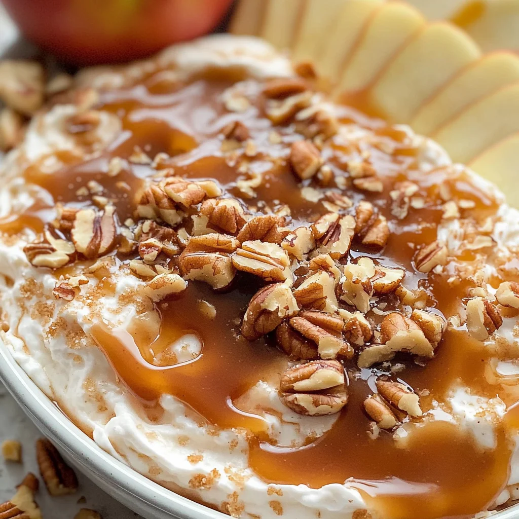 Caramel apple cheesecake dip recipe