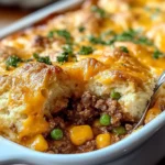 Cheddar Bay Ground Beef Cobbler