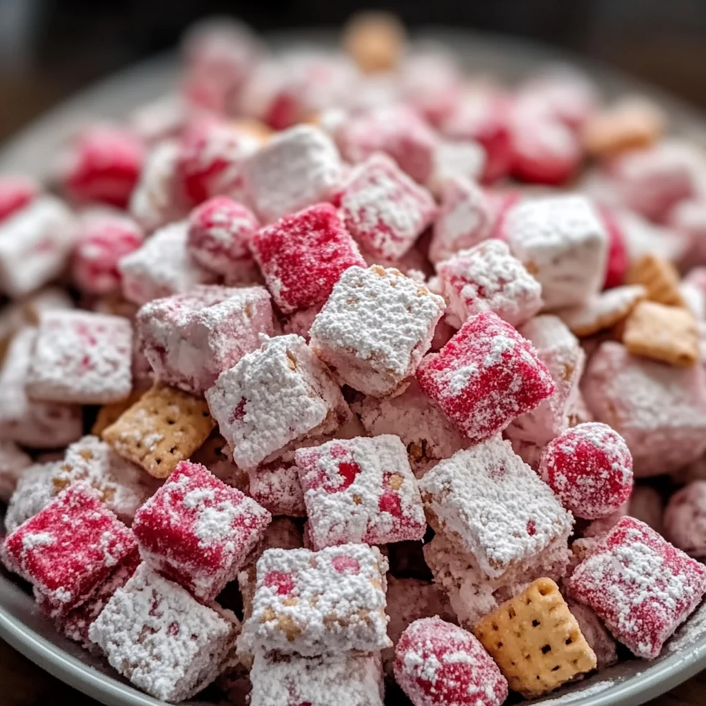 Cherry Cheesecake Puppy Chow