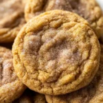 Chewy Pumpkin Snickerdoodle Cookies