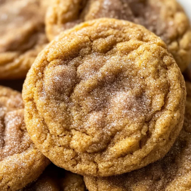 Chewy Pumpkin Snickerdoodle Cookies