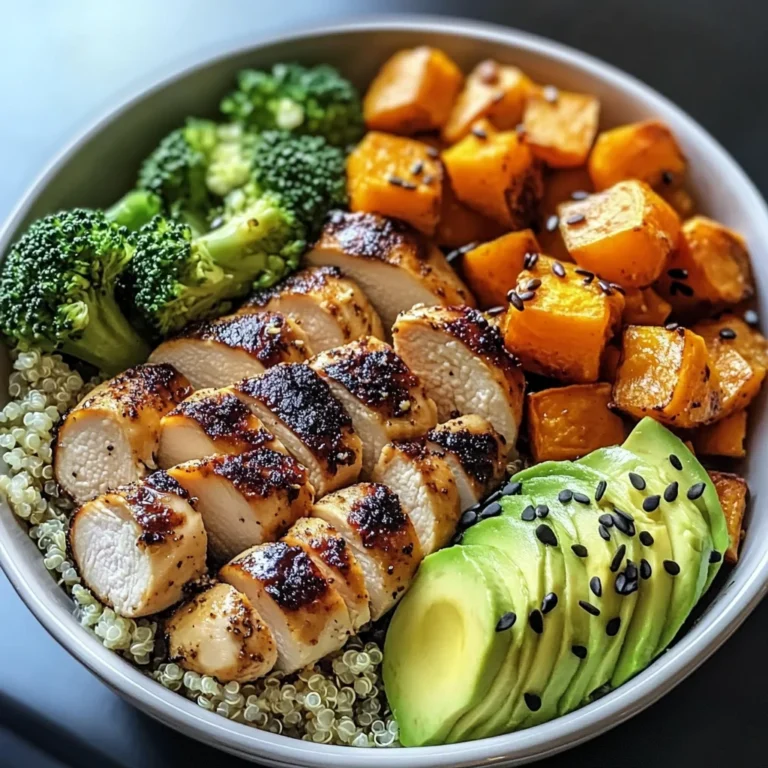Chicken & Sweet Potato Buddha Bowl