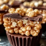 Chocolate Peanut Butter Rice Krispie Cups