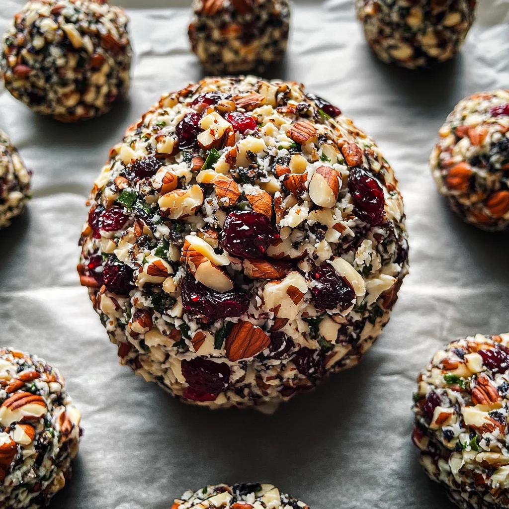 Cranberry Pecan Goat Cheese Ball