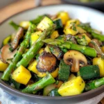 Flavorful Asparagus with Zucchini and Squash