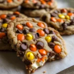 Gooey Reese’s Cheesecake Cookies
