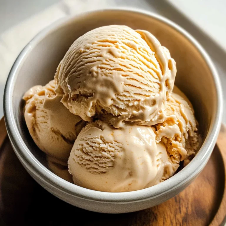 Homemade Maple Ice Cream