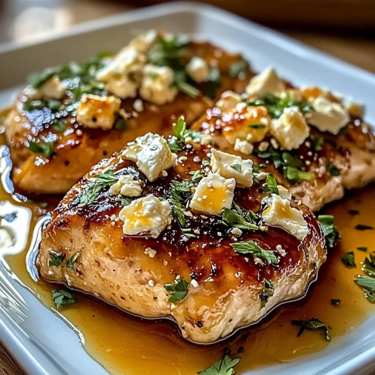 Hot Honey Feta Chicken Dish: A Deliciously Spicy and Savory Recipe