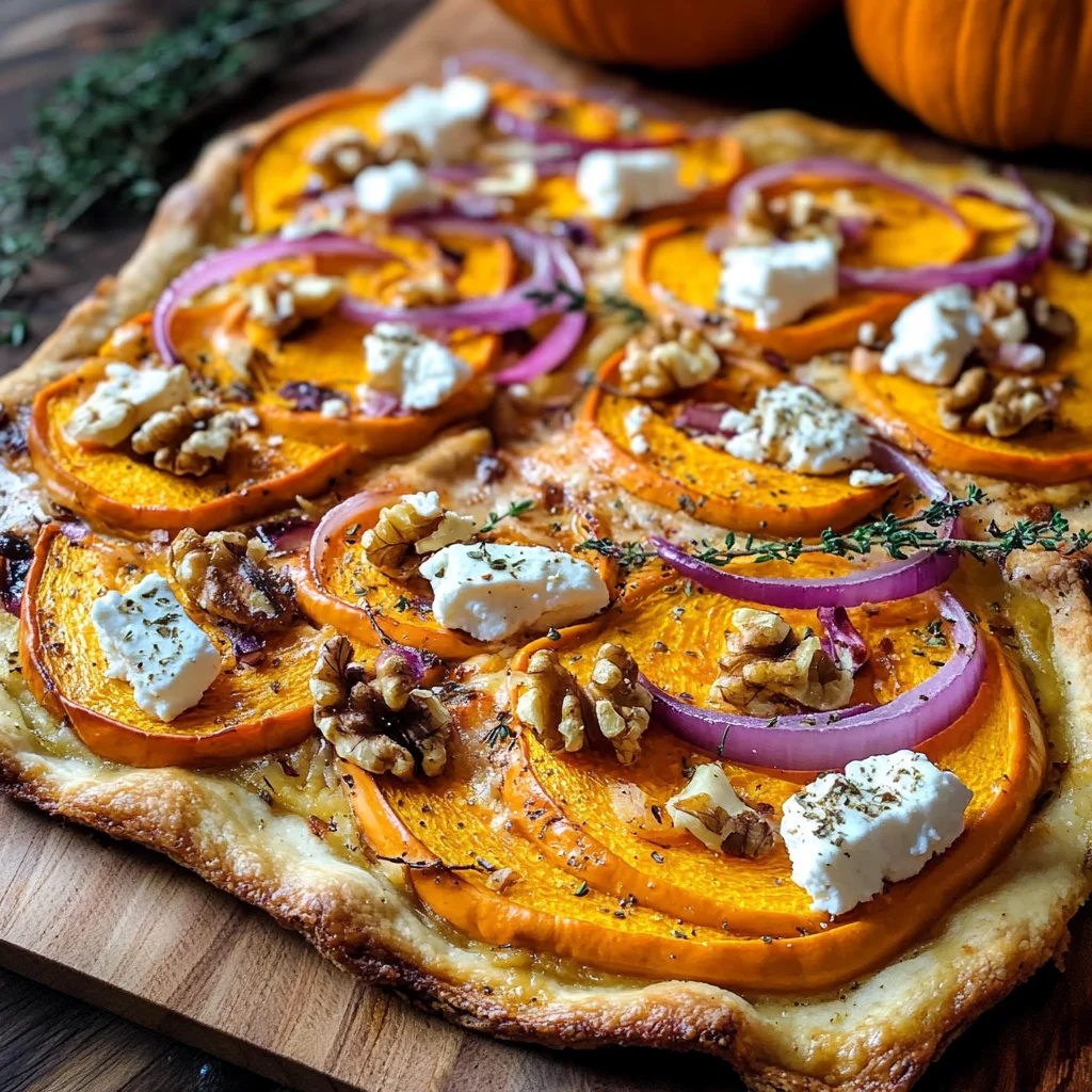 Kürbis-Flammkuchen