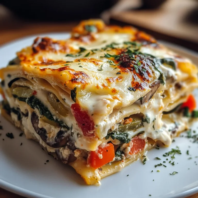 Loaded Veggie White Lasagna