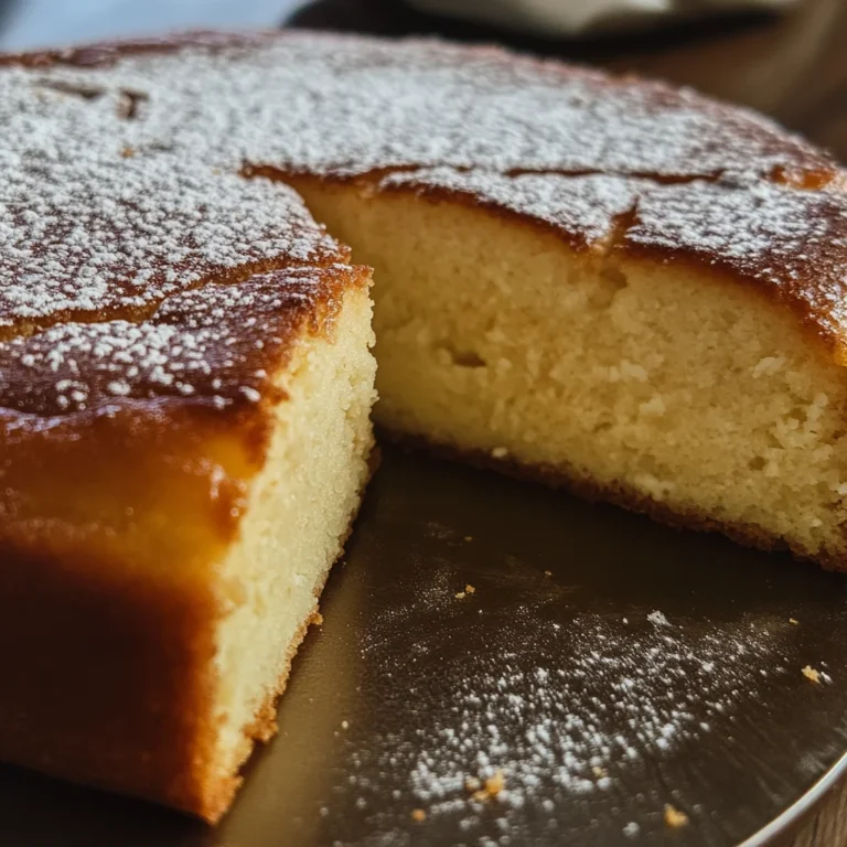MIGLIACCIO: RICOTTA AND SEMOLINA CAKE