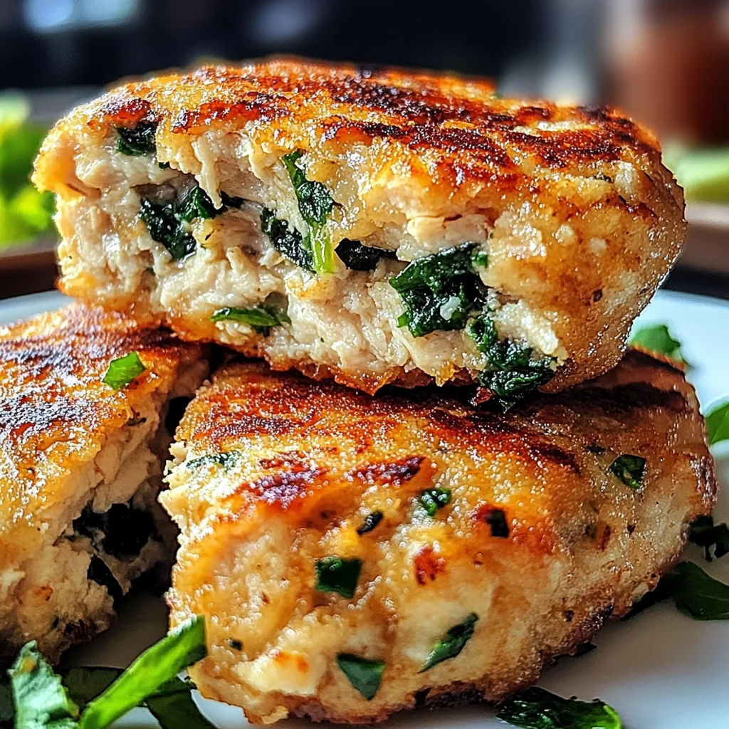 Mediterranean Chicken Patties
