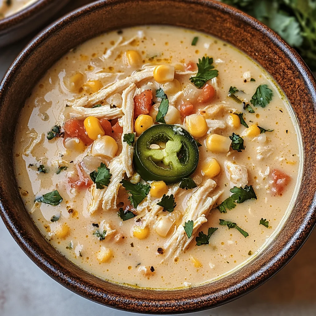 Mexican Street Corn White Chicken Chili Recipe