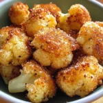 Parmesan Cauliflower Bites - Just 5 Ingredients