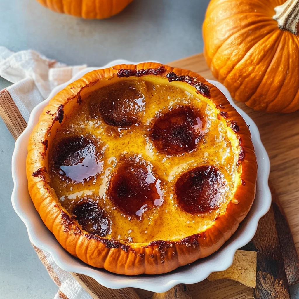 Pumpkin Spice Crème Brûlée