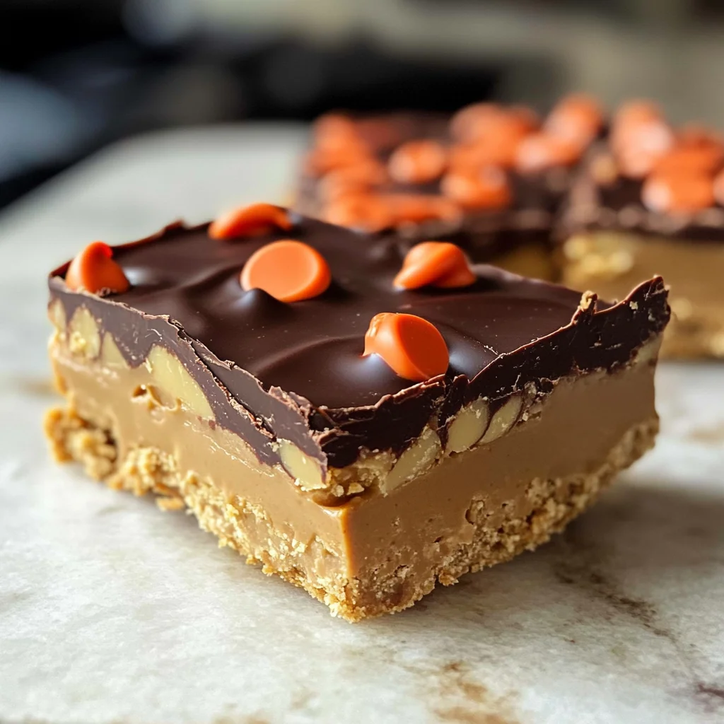 Reese’s Peanut Butter No-Bake Bars Recipe