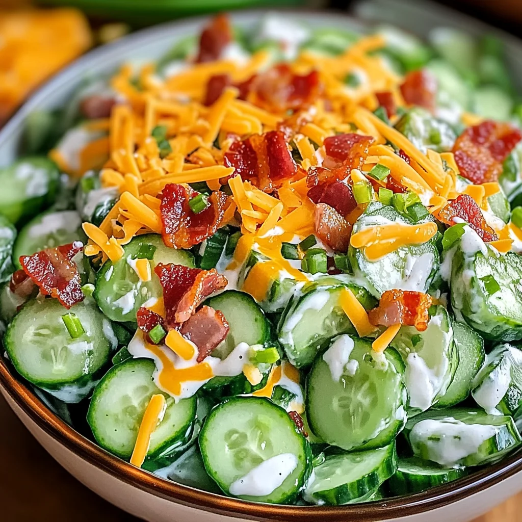 Refreshing Cucumber Ranch Crack Salad Recipe