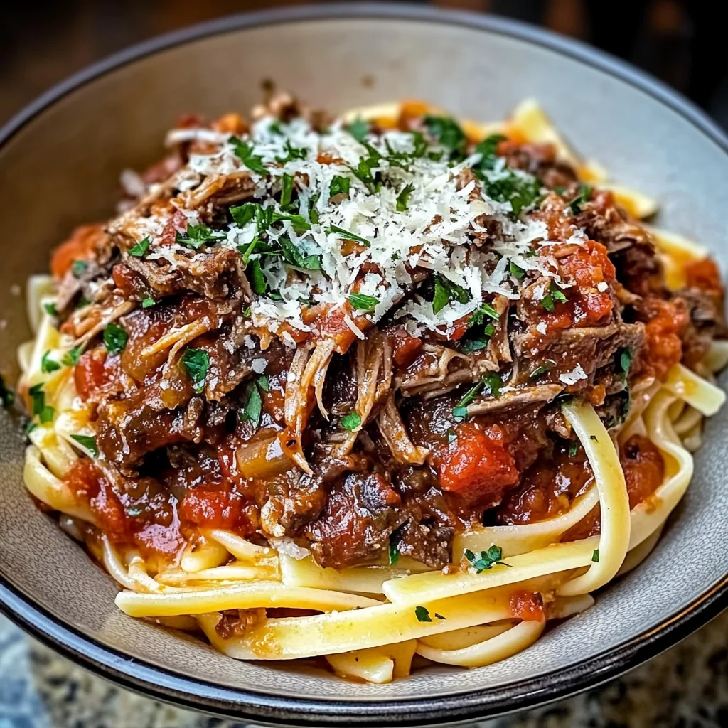 Sunday Slow Cooker Beef Ragu Recipe