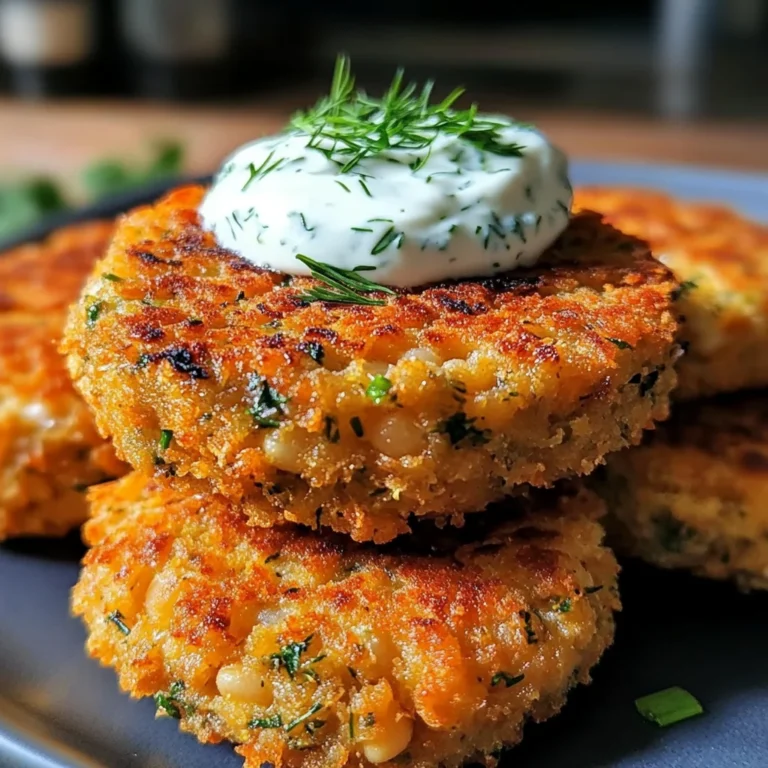 Ultimate Mediterranean Lemon Chickpea Patties with Yogurt Sauce