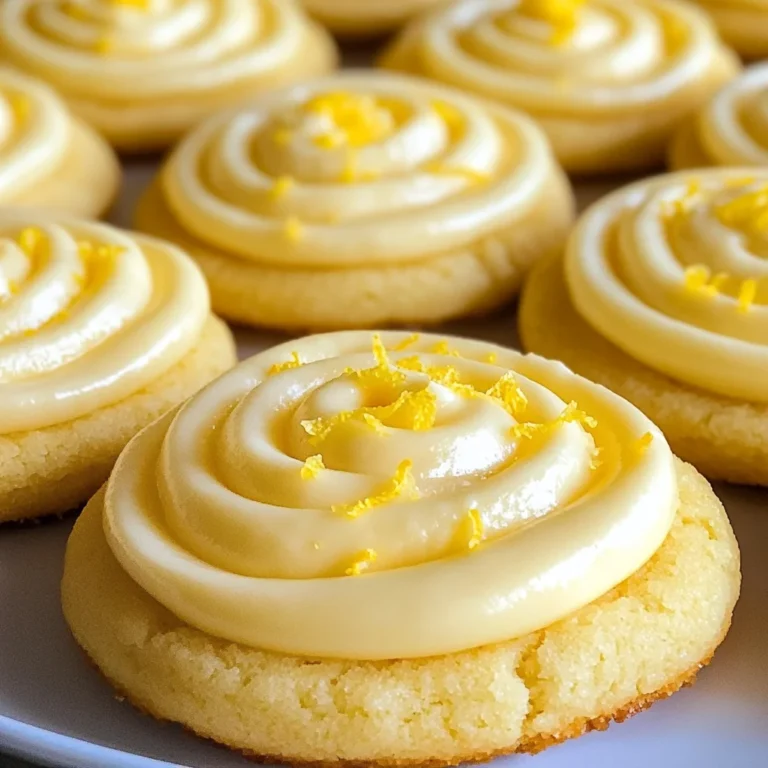 Zesty Lemon Frosted Cookies: A Tangy Delight to Brighten Your Day