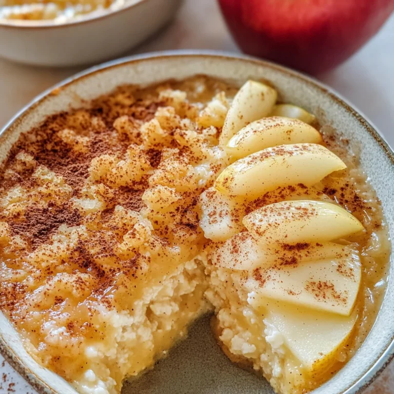 Apple Cinnamon Cottage Cheese Bake