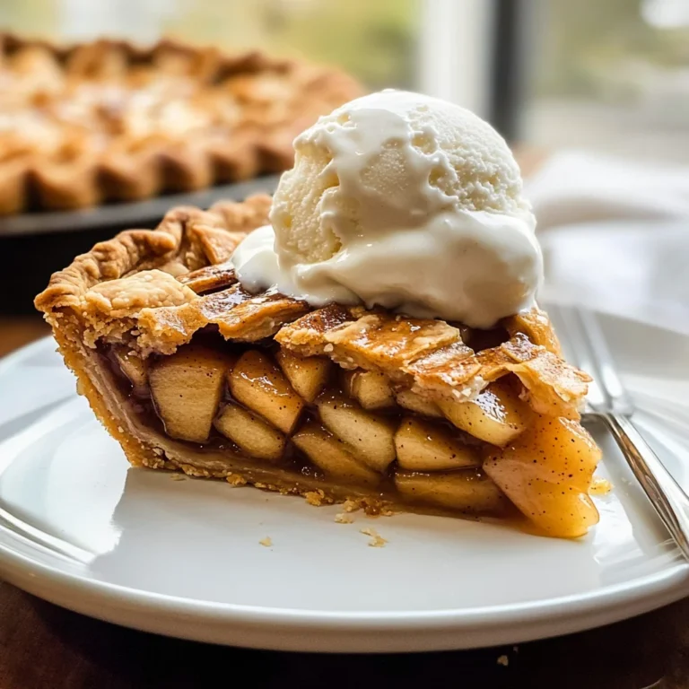 Apple Pie à la Mode (Apple Pie with Ice Cream Recipe)