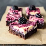 Blackberry Cheesecake Brownies