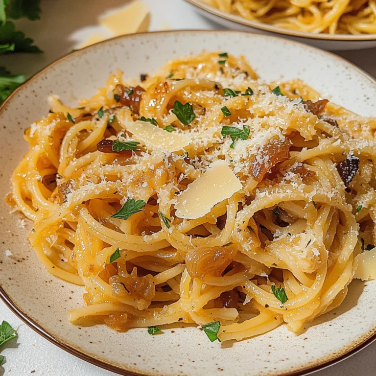 Caramelized Onion Pasta