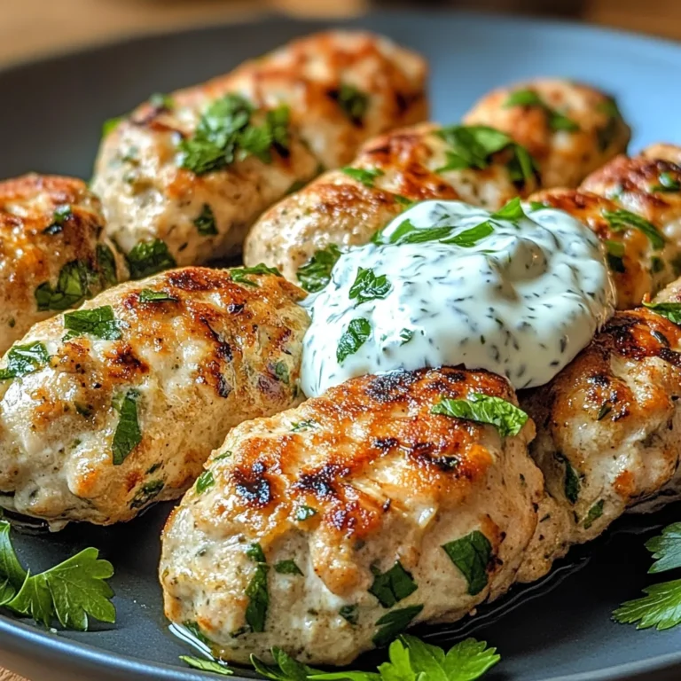 Chicken Kofta with Garlic Yogurt Sauce Recipe: A Must-Try!
