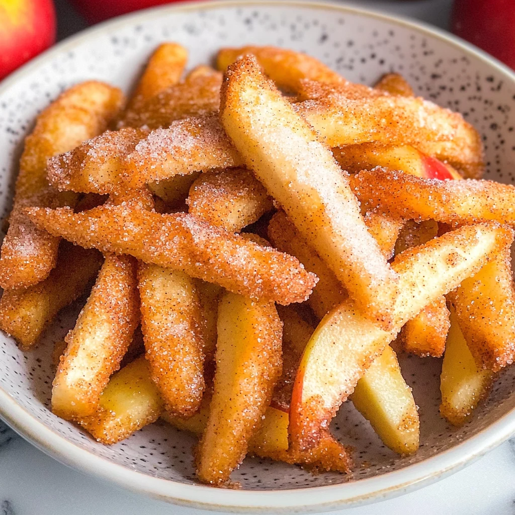 Crispy Air Fryer Apple Fries